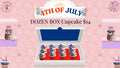Independence Day Dozen Cupcakes
