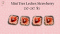 Strawberry Mini Tres Leches